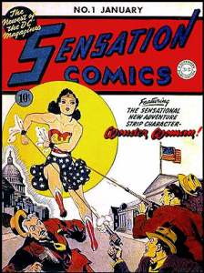 Wonder Woman first comic cover