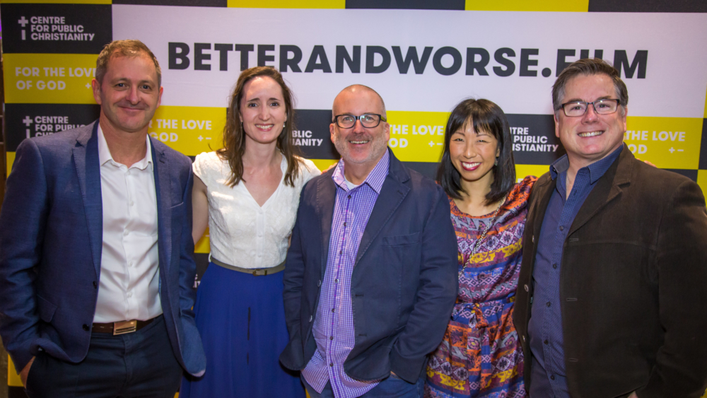 From left: Simon Smart, Natasha Moore, Allan Dowthwaite, Justine Toh and John Dickson at the film premiere